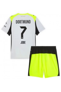 Borussia Dortmund Jobe Bellingham #7 Babytruitje Uit tenue Kind 2025-26 Korte Mouw (+ Korte broeken)